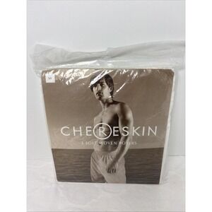 VTG 3 Chereskin White Boxer Shorts Men's Medium 32-34 Soft Woven Underwear New